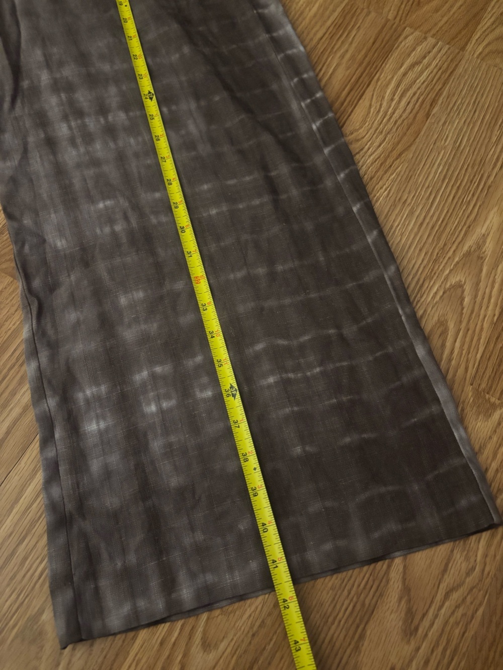 Zara Wide-Leg Tie-Dye Wrap Pants in Charcoal Size Large - Picture 10 of 10